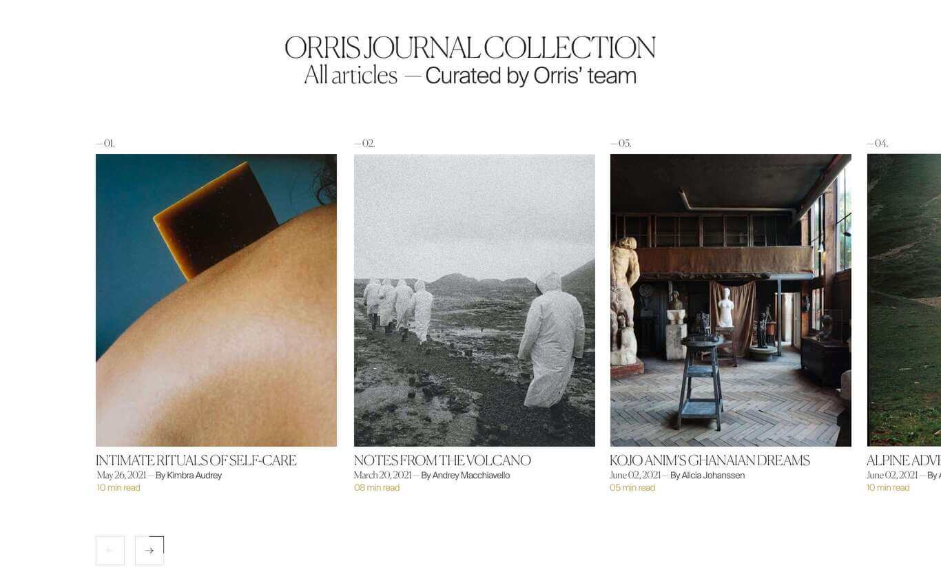 ORRIS JOURNAL CAROUSEL